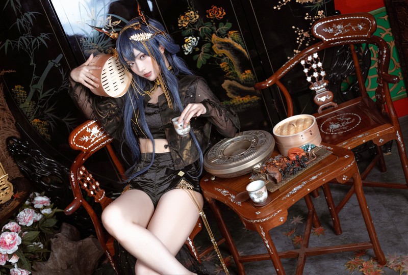 切切Celia 明日方舟 陈 音律联觉 Cosplay 写真 12P插图6