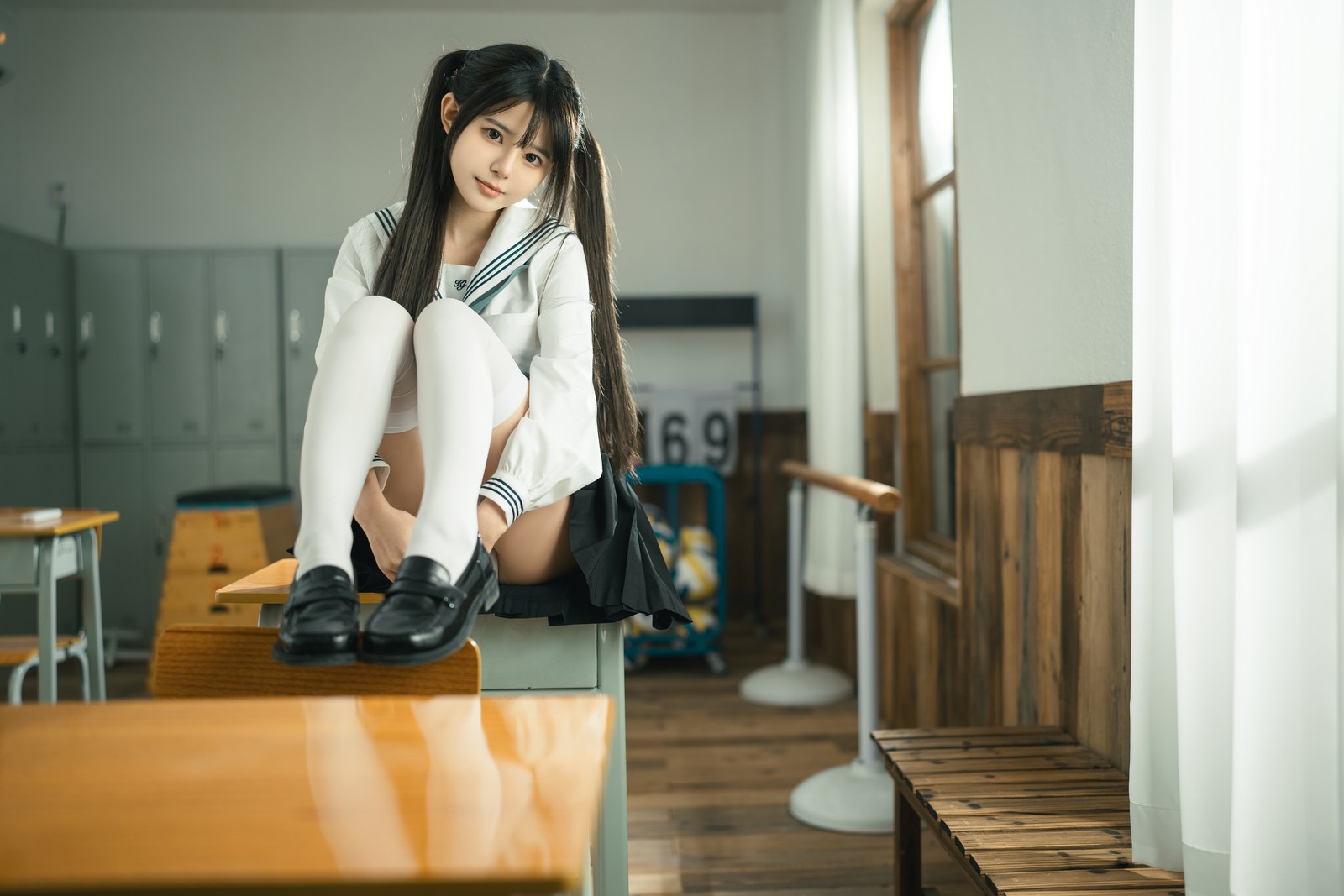 rua阮阮 授课中 教室主题 写真合集｜剧情系校园写真（57P｜855MB）插图2
