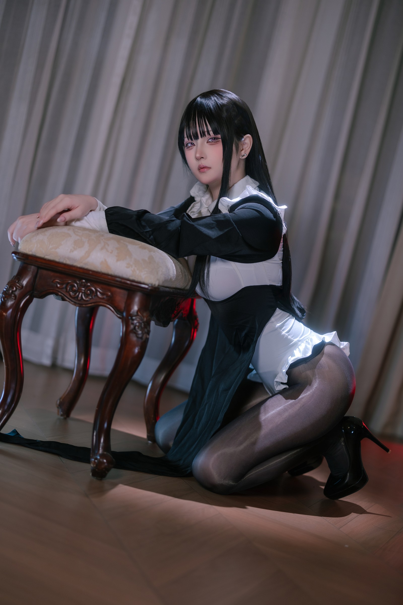 屿鱼 Yuyu 黑丝修女 Cosplay 写真合集（40P｜375MB）插图3
