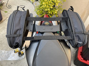 Rack with bags (top view)