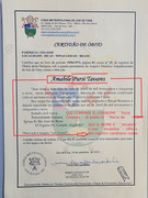 certificato di morte Amabile