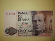 Billete 5.000 pesetas 9e con error de impresión 15669204359695143934181296612522