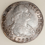 8 Reales 1798. Carlos IV. Madrid PAS4973