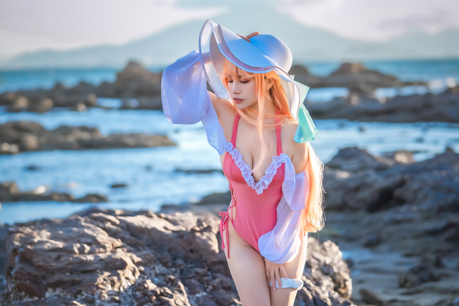 Neko-薇薇 黎塞留泳装 Cosplay 夏日写真合集（25P｜57MB）插图7