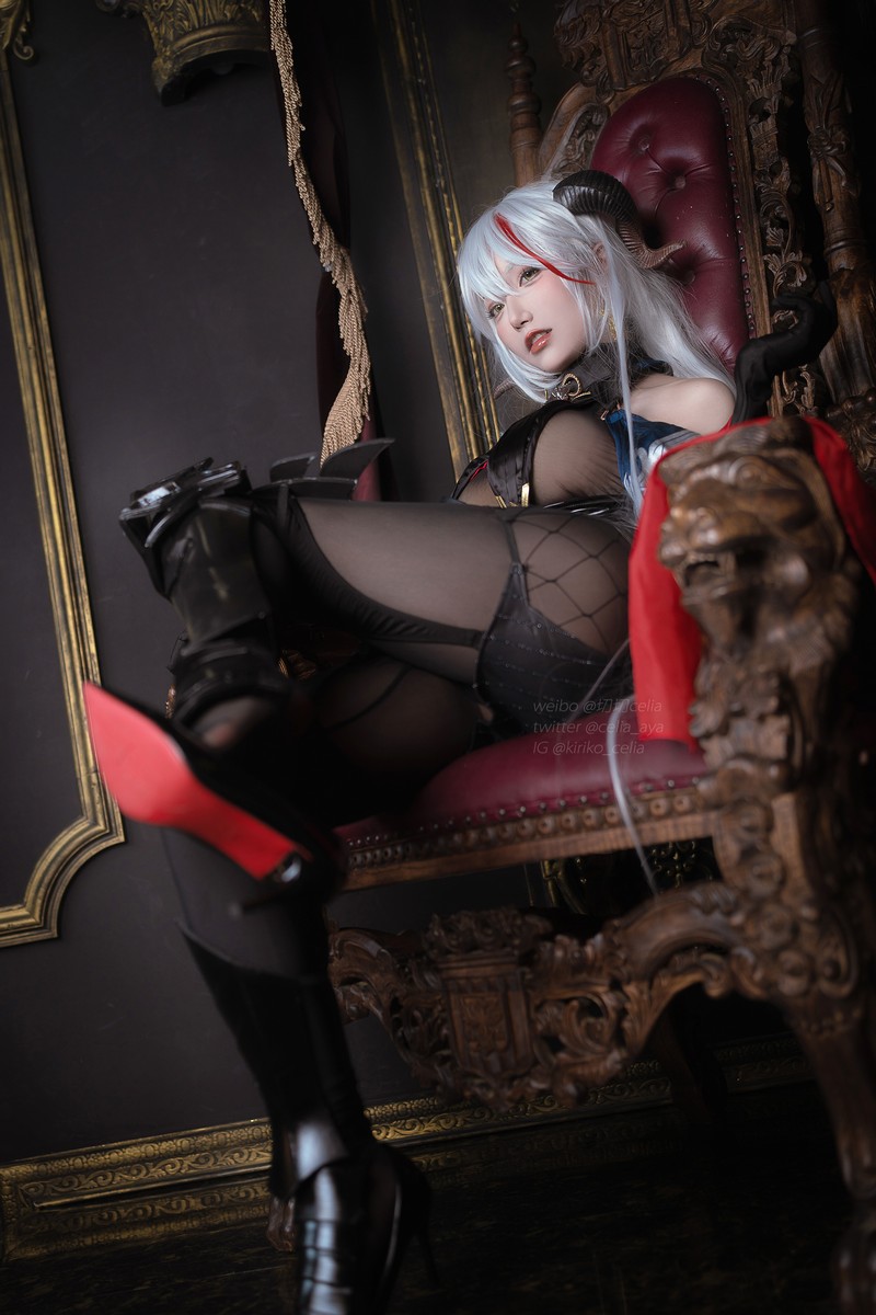 切切Celia 埃吉尔 Aegir Cosplay Azur Lane 写真 32P+2V插图