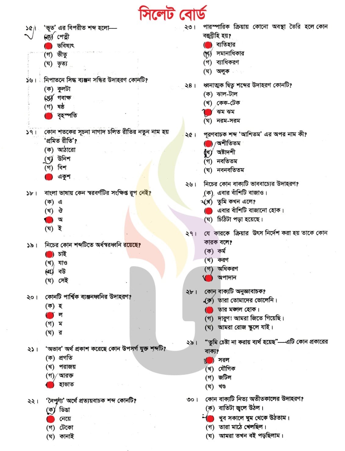 ssc bangla 2nd 2024 sylhet 2