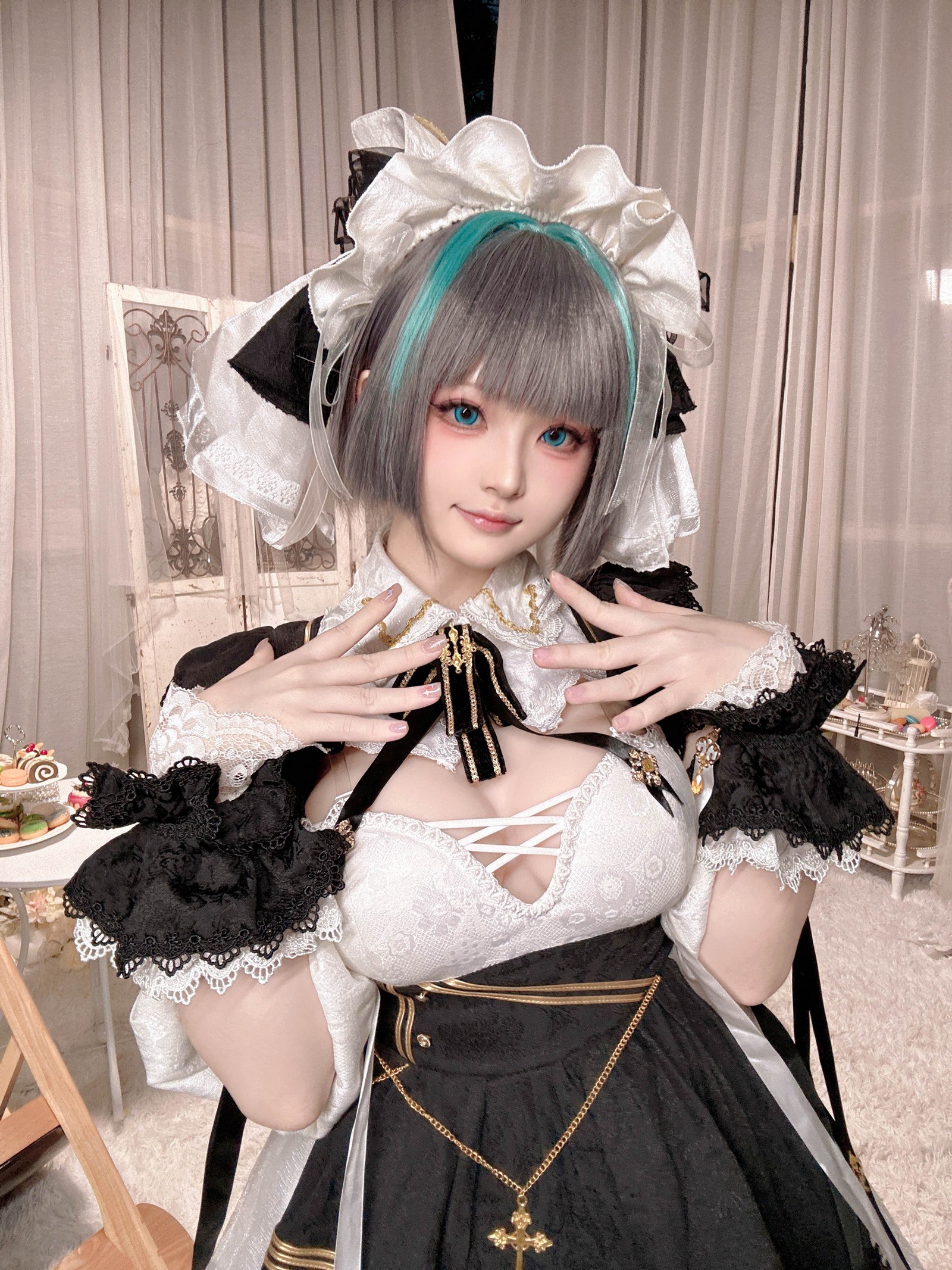 屿鱼 Yuyu 碧蓝航线 柴郡 Cosplay 写真图集｜Azur Lane（54P｜138MB）插图4