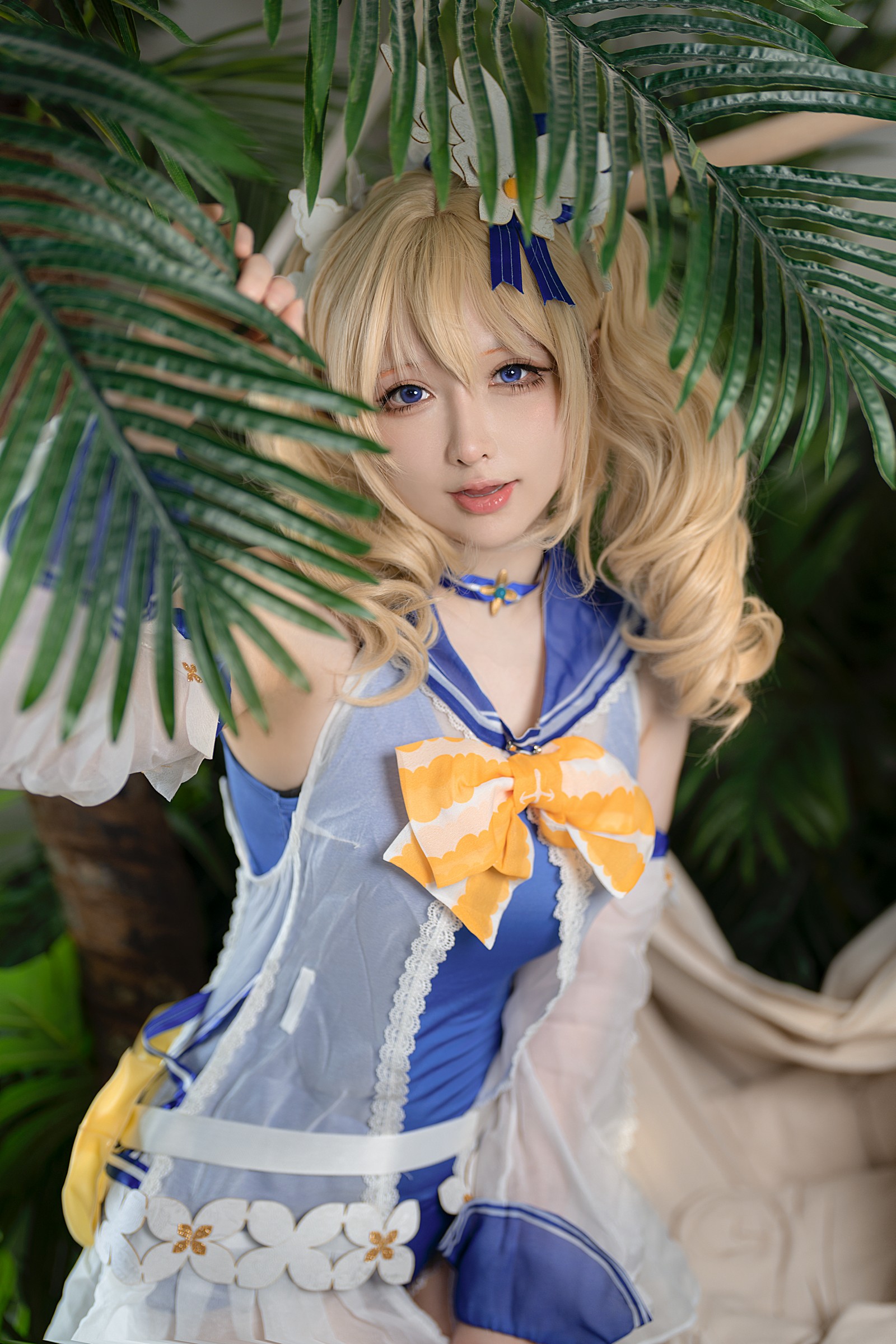 樱梨梨 芭芭拉 泳装 Cosplay 写真集｜原神角色高清摄影（30P｜576MB）插图9