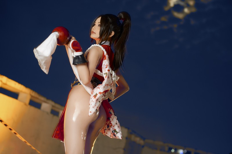 Joyce Lin2x Mai Shiranui Cosplay 性感写真集 39P插图4