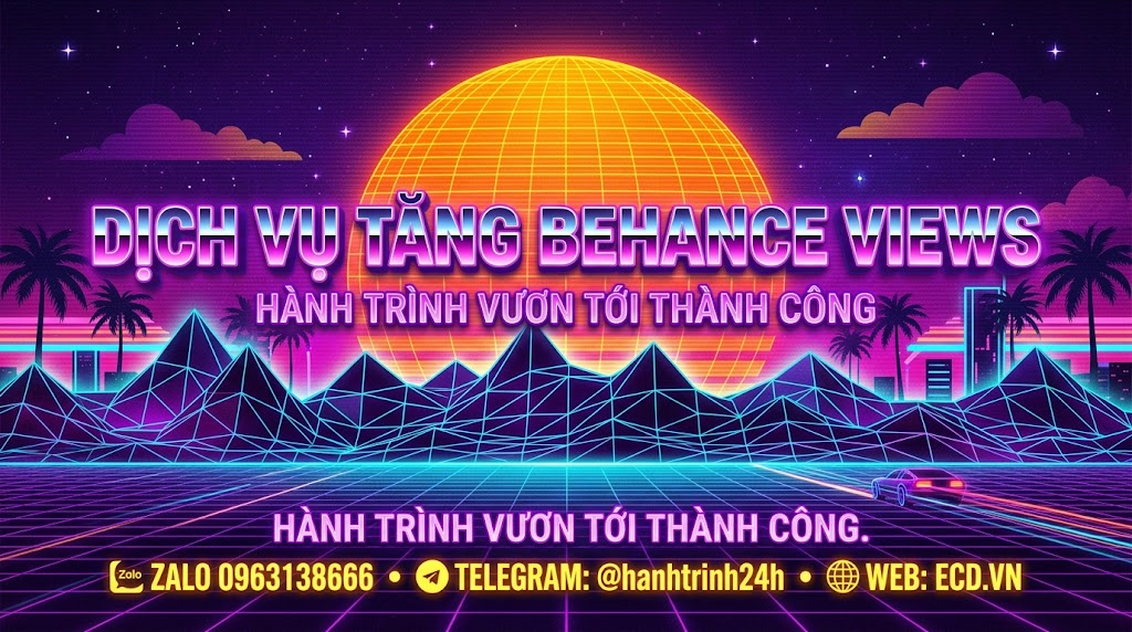 dịch vụ tăng behance views giá rẻ dành cho designer