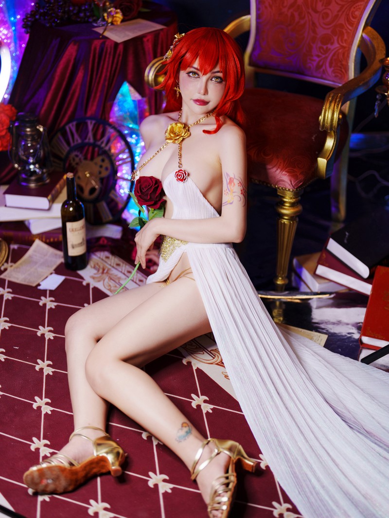 Joyce Lin2x Himeko Cosplay Honkai Star Rail 高清写真 74P插图9