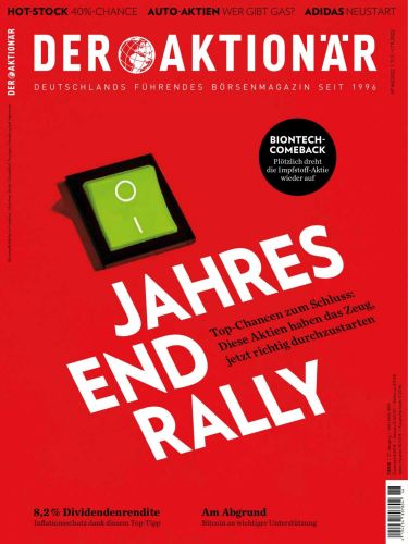 Cover: Der Aktion&auml;r Magazin No 46 vom 11  November 2022