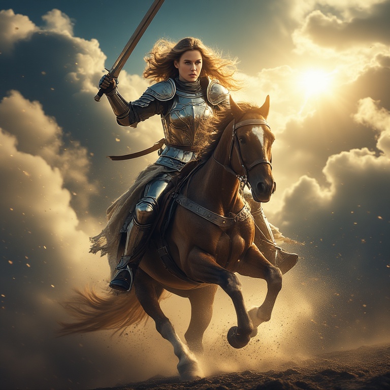 Armored-woman-charging-into-ba-(9)