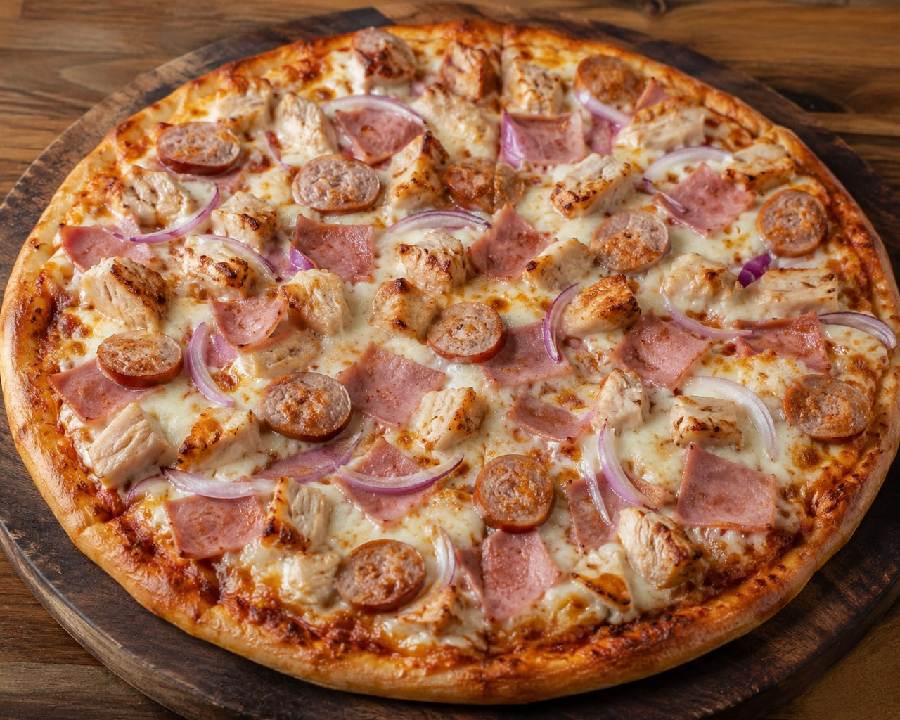 All Chicken Pizza
