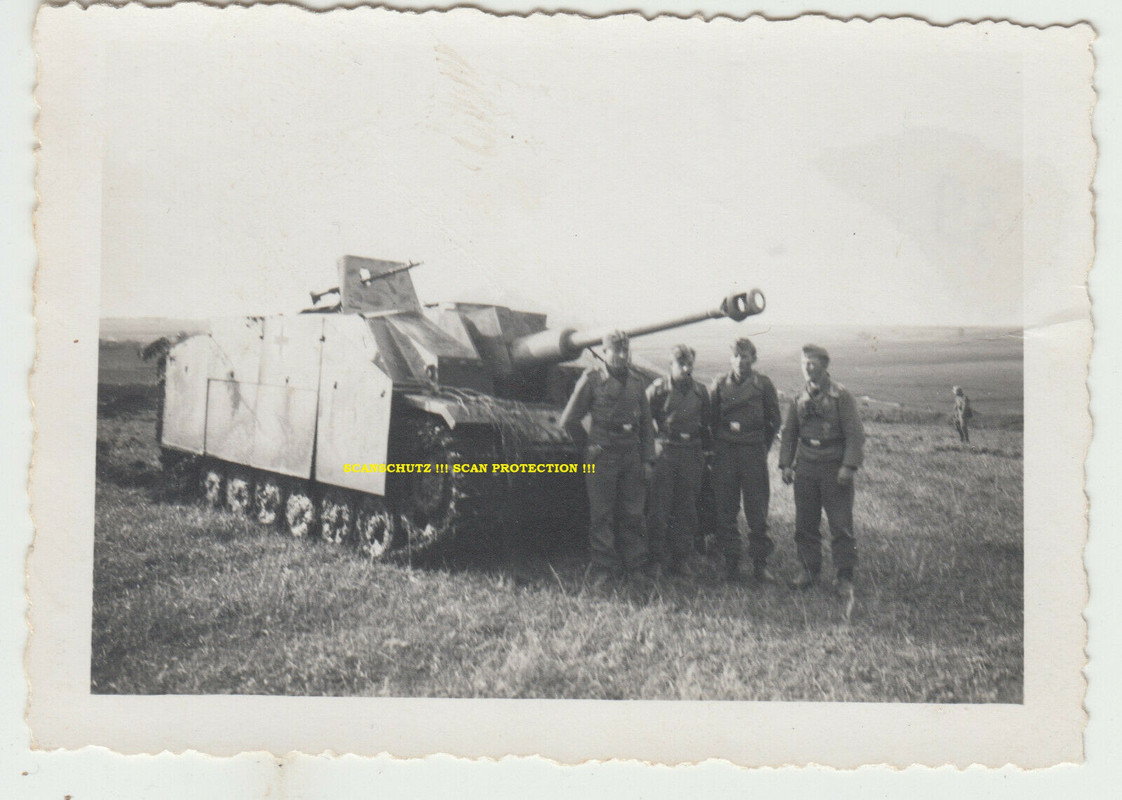 Foto StuG Sturmgeschütz III mit 7,5 cm lang Rohr ! Rußland 1942 !