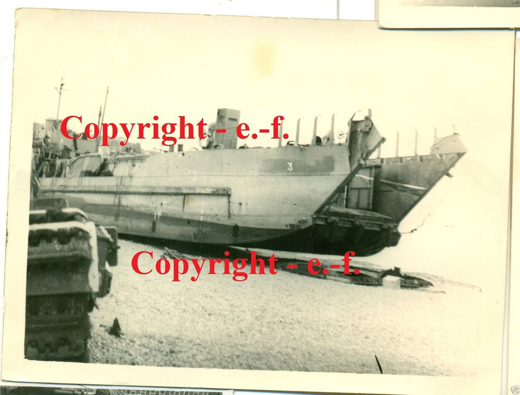 FOTO - DIEPPE (NORMANDIE) - LANDUNGSBOOT -