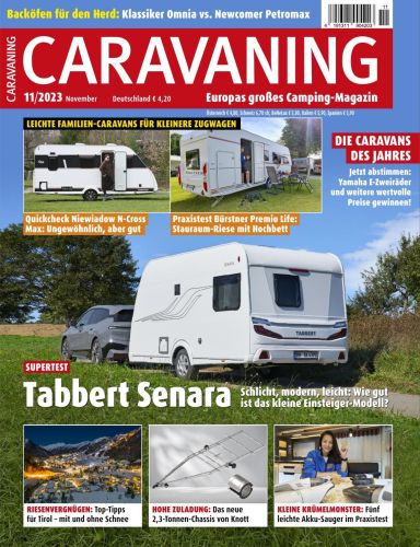 Cover: Caravaning Europas gro&szlig;es Campingmagazin No 10 2023