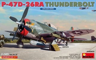 1/48 - Republic P-47 Thunderbolt/Razorback by MiniArt - P-47D/Mk.I