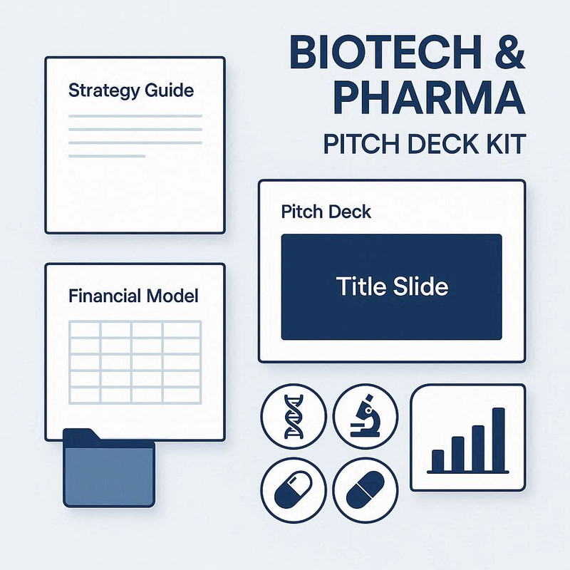 Contents of the Pharma Pitch Deck Kit