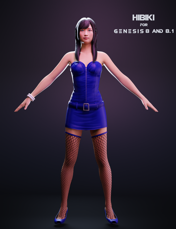 Hibiki For Genesis 8 And 8.1 Female