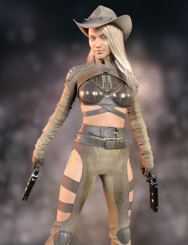 West Sci-Fi Outfit for Genesis 8.1 Females West Sci-Fi Outfit for Genesis 8.1 Females