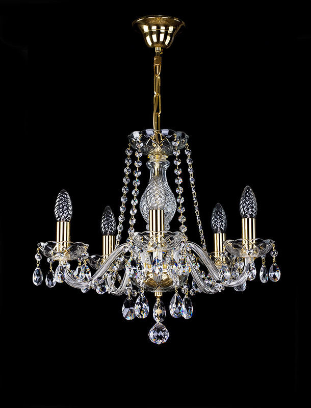 Люстра Artglass S series S-CH-GA-0002-005-PB-CE