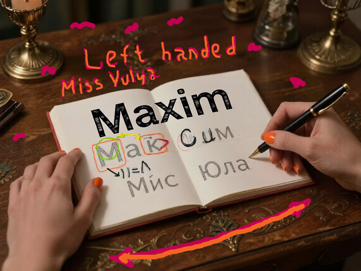 parabator miss yulya left handed cyrillic transformation