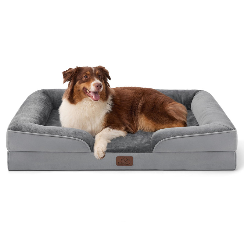 Bedsure Orthopedic Dog Bed Large 35in Removable Washable Cover
