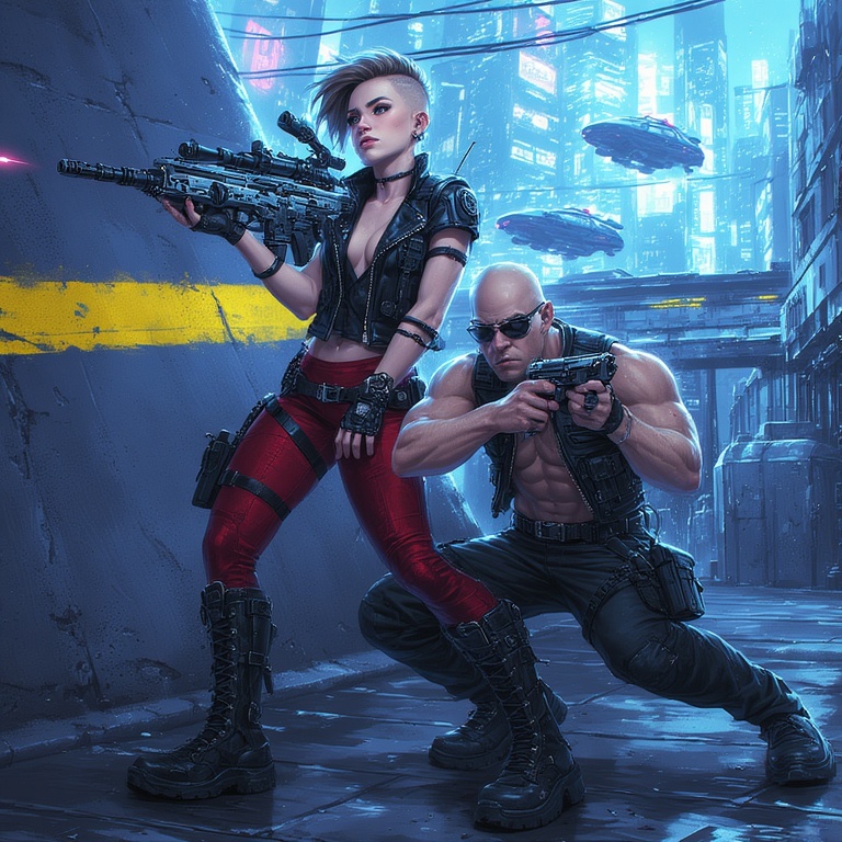 Two-futuristic-armed-individua-(17)