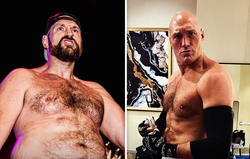 Тайсън Фюри се стопи преди битката с Александър Усик