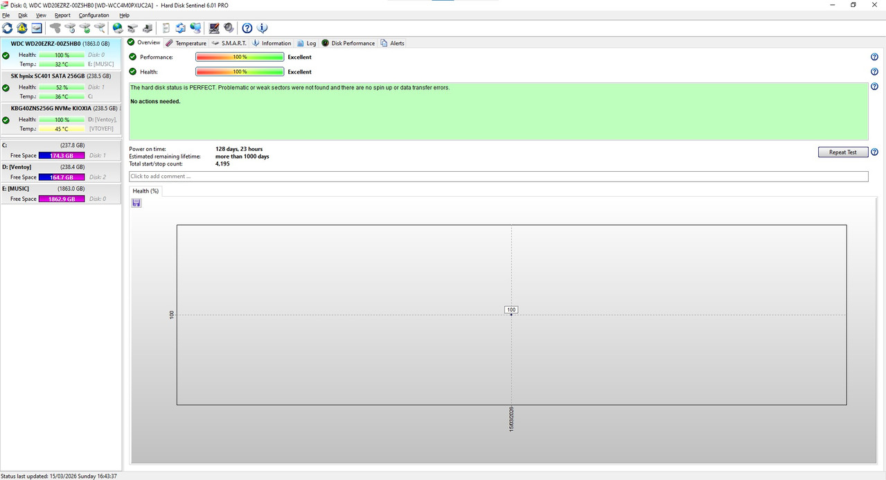 WD Blue 3 5 2TB 01 WCC4M0PXUC2A 100