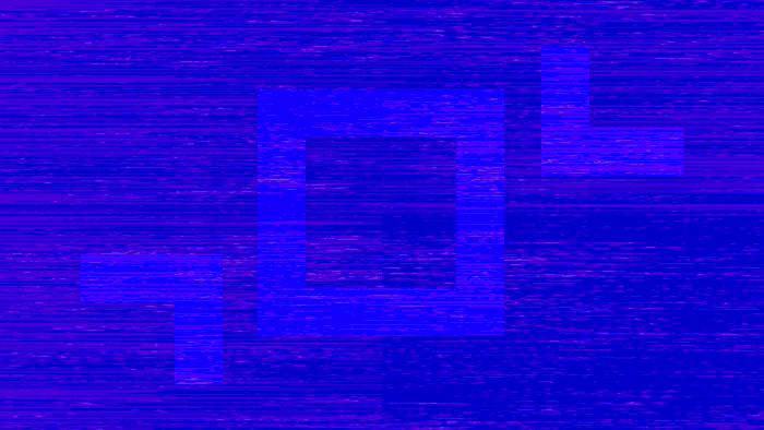 Countdown – Electric Azure Blue – Digital Disturbance