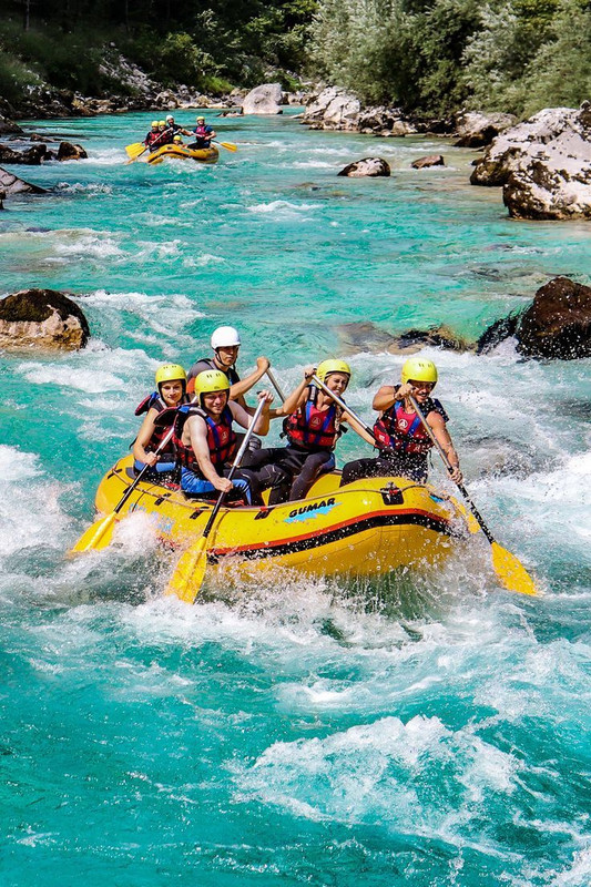 White water rafting on Slovenia s stunning Soca River