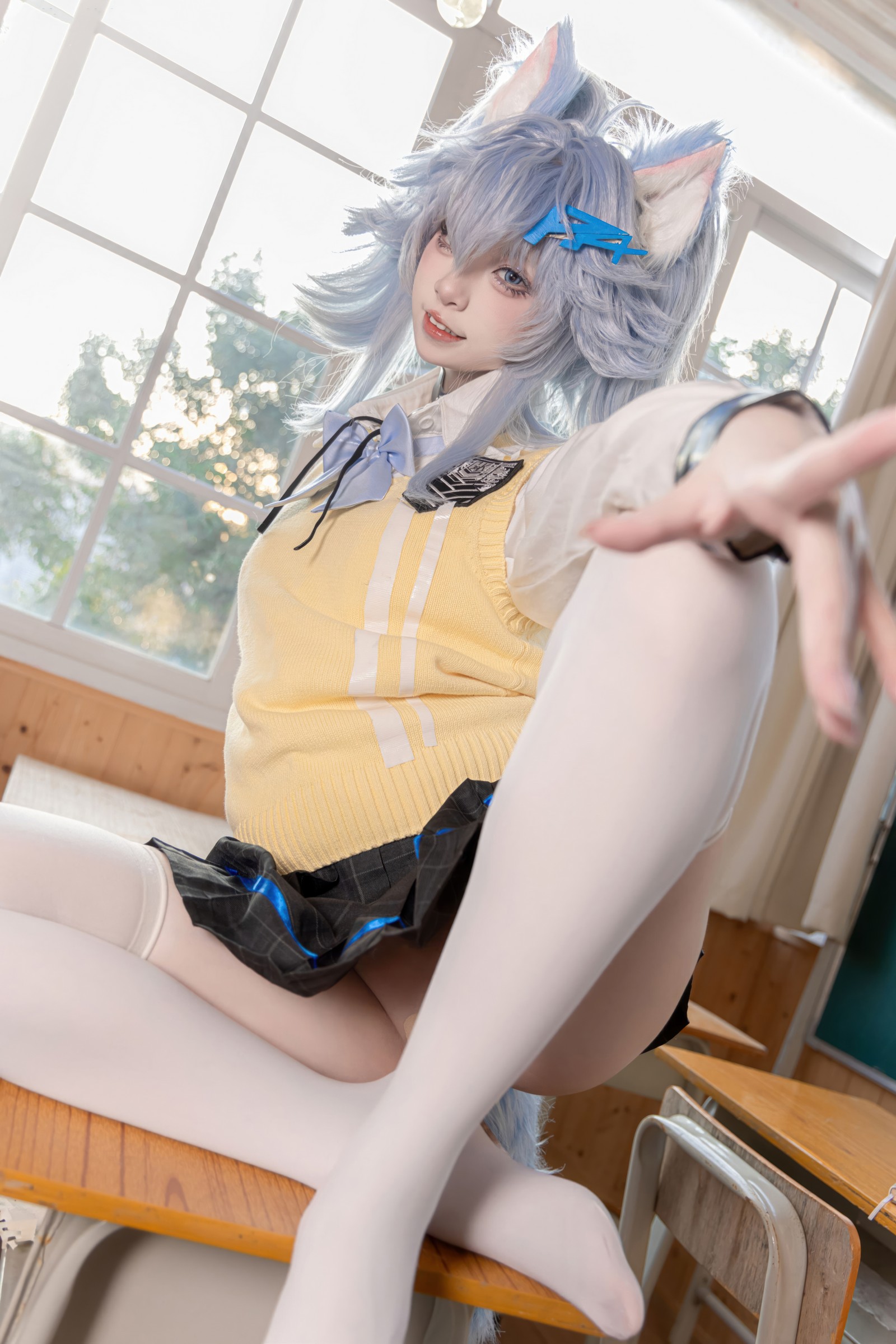 纸悦Etsu_ko《少女前线 PA-15》高校心跳物语 Cosplay 套图[51P-385M]插图1