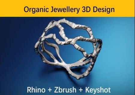 Organic Jewelry Design - Rhino - Zbrush - Keyshot Organic Jewelry Design - Rhino - Zbrush - Keyshot