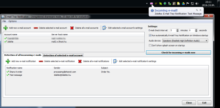 E mail Tray Notification 1.1.12.38