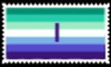I kiss men stamp