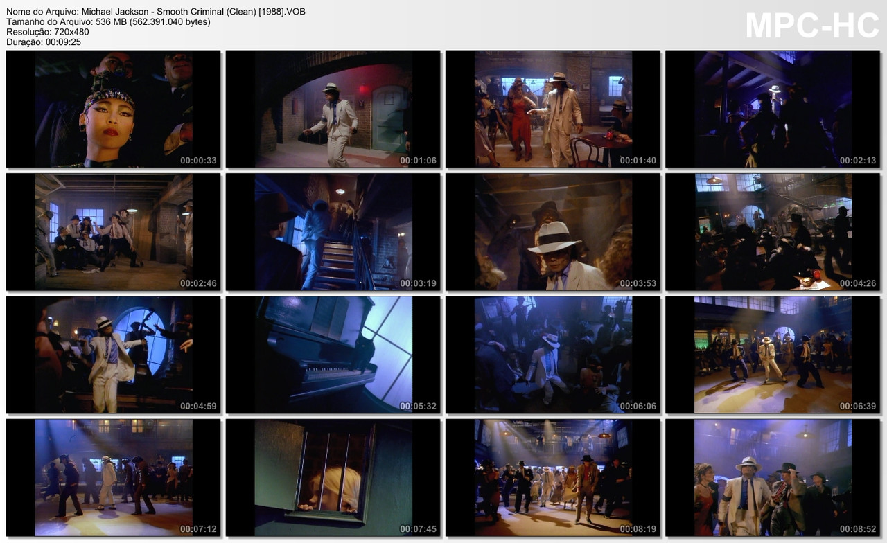 Michael Jackson - Smooth Criminal (Clean) [1988]