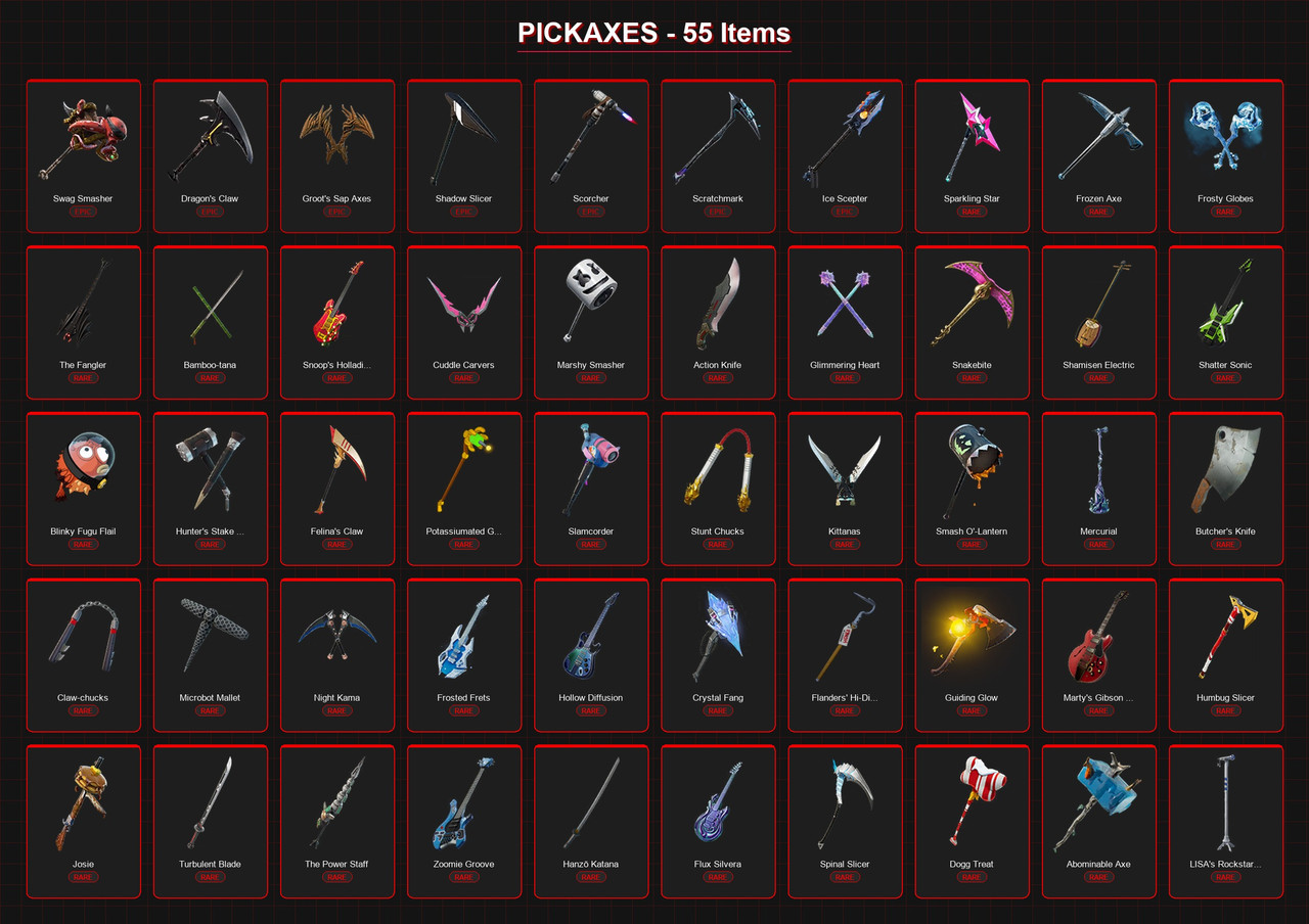 pickaxes collage page1