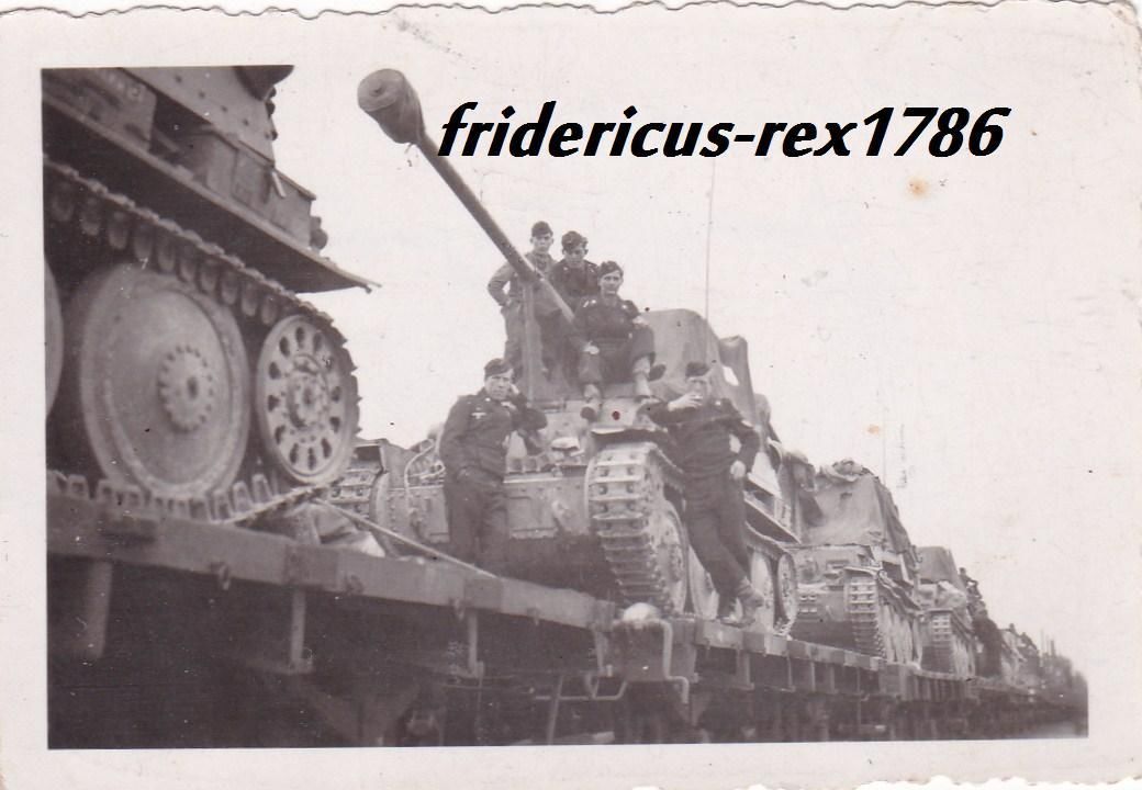 Foto 4x Marder III Sd.Kfz. Panzerjäger Bahntrans