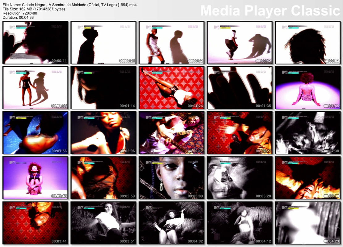Cidade Negra - A Sombra da Maldade (Oficial, TV Logo) [1994]