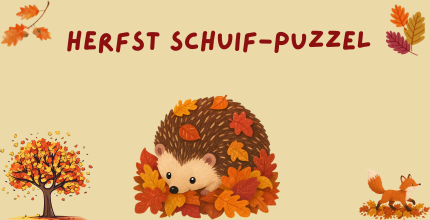   Herfst Schuif Puzzel