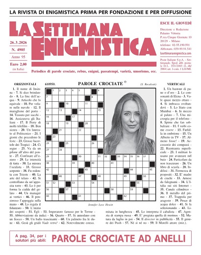La Settimana Enigmistica N. 4905 (26 Marzo 2026)