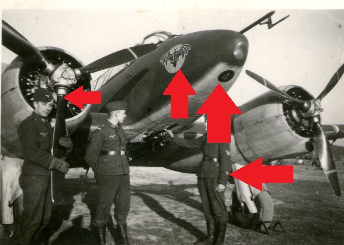 Foto,Beute Flugzeug,Französische Potez 631 C3,pl