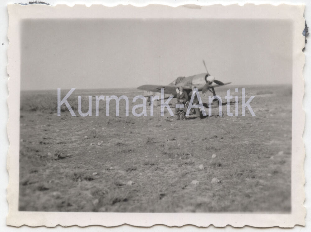 MD019 Foto Wehrmacht Luftwaffe Flugzeug FW190 DAK Afrika Süd Front !