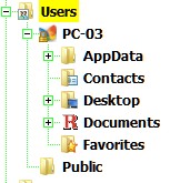 gateway user folder