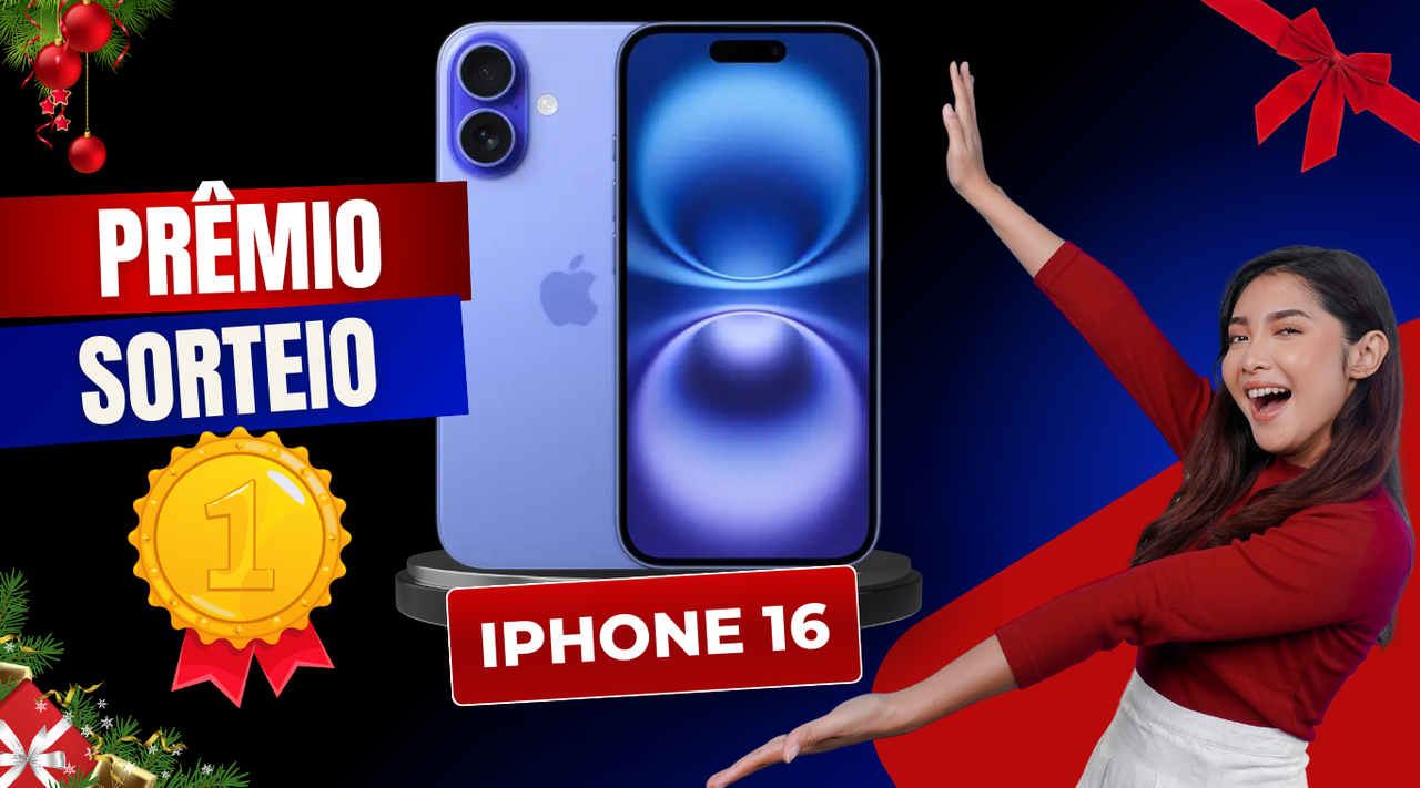 Prêmio Sorteio - iPhone 16