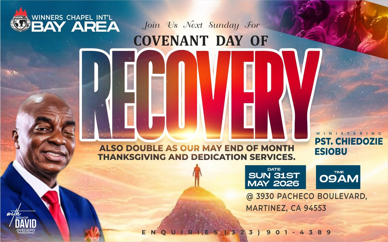 Sunday May 31, 2026 Covenant Day of Recovery