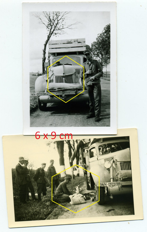 LKW Ford V 3000 S mit Holzvergaser Rückzug aus F