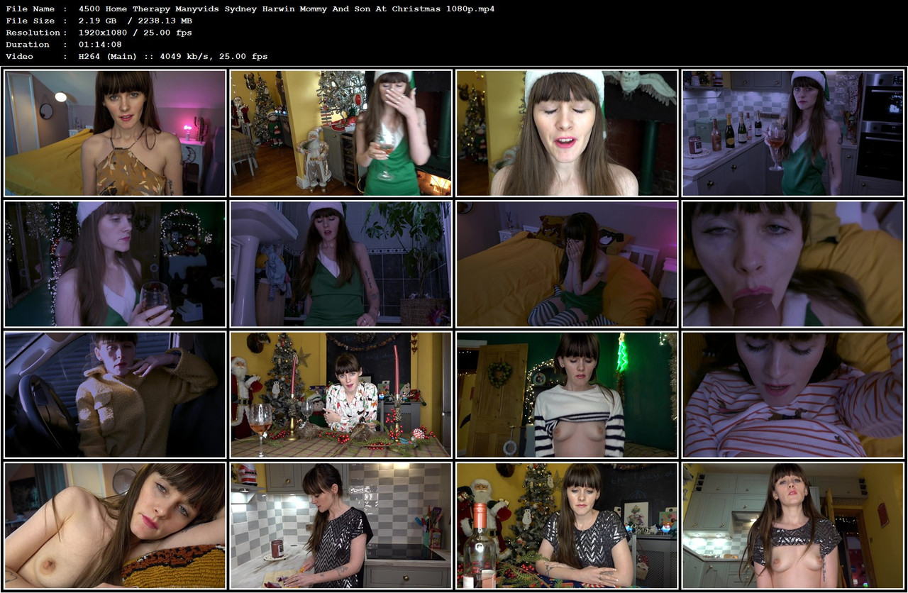 4500 Home Therapy Manyvids Sydney Harwin Mommy And Son At Christmas 1080p mp4